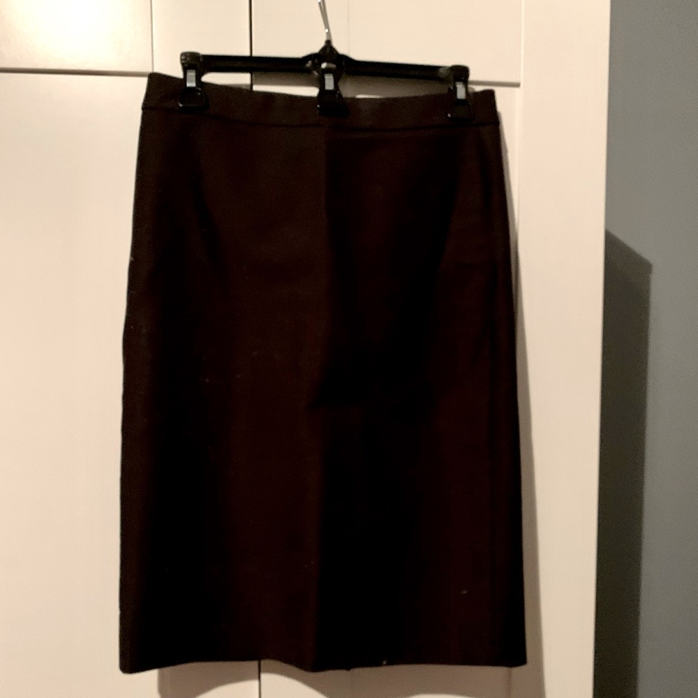 Black j.crew pencil skirt, size 2, barely worn